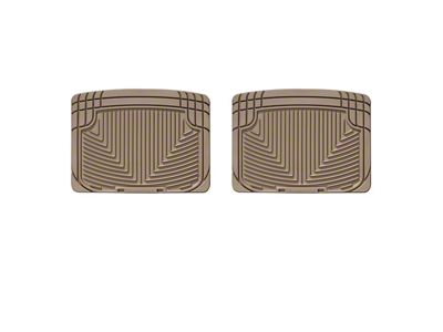 Weathertech All-Weather Rear Rubber Floor Mats; Tan (06-11 Charger)