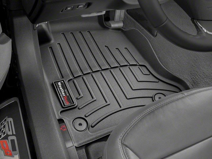 Weathertech Corvette DigitalFit Front Floor Liners; Black 444731 (05-13 ...