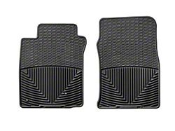 Weathertech All-Weather Front Rubber Floor Mats; Black (05-09 Mustang)