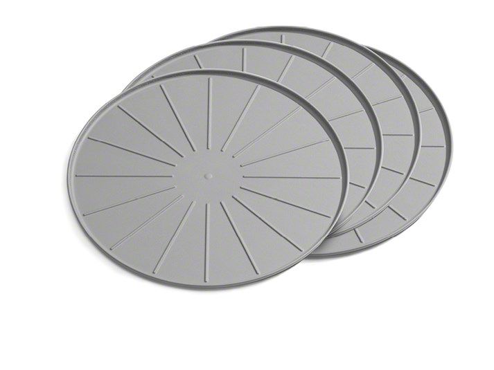 Weathertech Mach-E 12-Inch Round Coaster Set; Grey 8A12CSTGR - Free ...