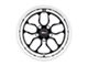 WELD Street Performance Laguna Drag Gloss Black Milled Wheel; Rear Only; 15x10; 50mm Offset (05-09 Mustang)