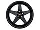 WELD Street Performance Ventura Drag Gloss Black Wheel; Front Only; 18x5; -23mm Offset (05-09 Mustang)