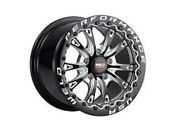 WELD Street Performance Belmont Beadlock Gloss Black Milled Wheel; Rear Only; 15x10; 22mm Offset (08-23 RWD Challenger, Excluding Widebody)