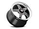WELD Performance Laguna Drag Gloss Black Milled Wheel; Rear Only; 15x10 (05-09 Mustang)