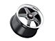 WELD Performance Ventura Drag Gloss Black Milled Wheel; Rear Only; 15x10 (06-10 RWD Charger)