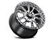 WELD Performance Belmont Drag Beadlock Gloss Black Milled Wheel; Rear Only; 18x10 (11-23 RWD Charger, Excluding Widebody)