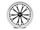 WELD Performance Belmont Drag Gloss Black Milled Wheel; Rear Only; 17x10 (11-23 RWD Charger, Excluding Widebody)