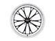 WELD Performance Belmont Gloss Black Milled Wheel; Rear Only; 20x10.5 (11-23 RWD Charger, Excluding Widebody)