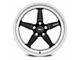 WELD Performance Ventura Drag Gloss Black Milled Wheel; Front Only; 18x8 (11-23 RWD Charger, Excluding Widebody)