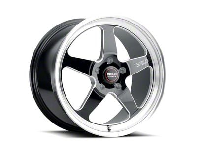 WELD Performance Ventura Gloss Black Milled Wheel; 20x9 (11-23 RWD Charger, Excluding Widebody)