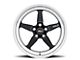 WELD Performance Ventura Gloss Black Milled Wheel; Rear Only; 22x10.5 (11-23 RWD Charger, Excluding Widebody)