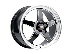 WELD Performance Ventura Drag Gloss Black Milled Wheel; Rear Only; 15x10 (08-23 RWD Challenger, Excluding Widebody)