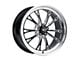 WELD Performance Belmont Gloss Black Milled Wheel; Rear Only; 20x10.5 (06-10 RWD Charger)
