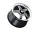 WELD Performance Ventura Drag Gloss Black Milled Wheel; Rear Only; 15x10 (11-23 RWD Charger, Excluding Widebody)
