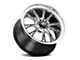WELD Performance Belmont Drag Gloss Black Milled Wheel; Front Only; 18x5 (15-23 Mustang GT, EcoBoost, V6)