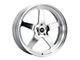 WELD Street Performance Ventura Gloss Silver Machined Wheel; Rear Only; 20x10.5 (11-23 RWD Charger, Excluding Widebody)