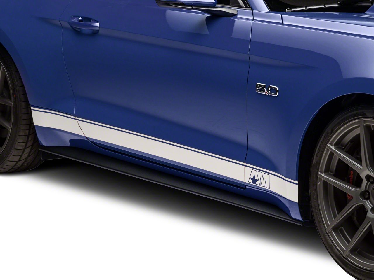 2015-2023 Mustang Rocker Panel & Side Stripes