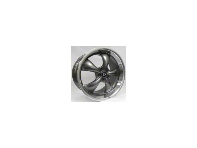 White Diamond W5605 Gunmetal Machined Wheel; 20x8.5 (06-10 RWD Charger)