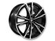 White Diamond WD2750 Gloss Black Machined Wheel; 18x8 (21-24 Mustang Mach-E, Excluding GT)