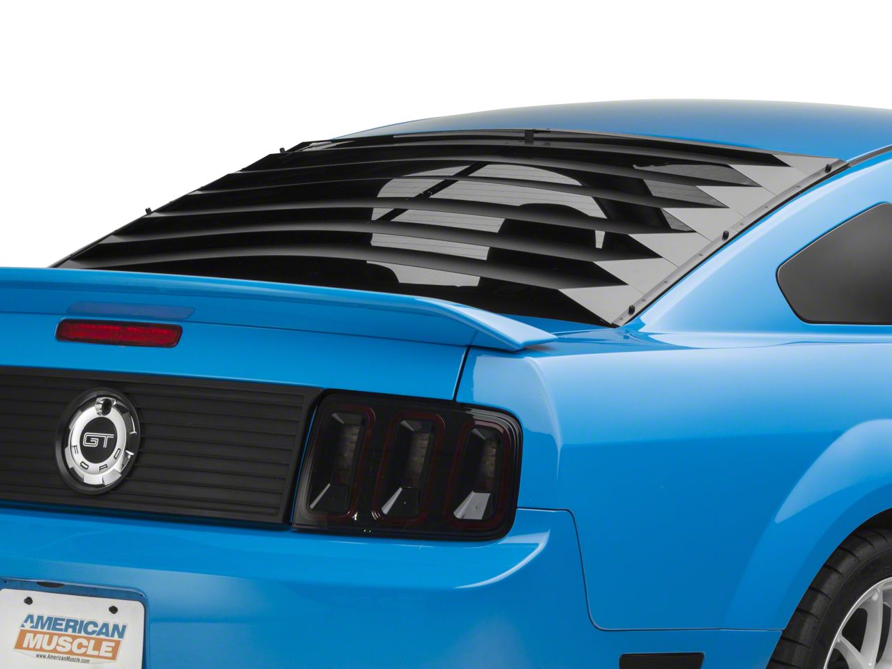 Rear window louvers 2006 shop mustang