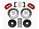 Wilwood Forged Narrow Superlite 6R Front Big Brake Kit with 13.06-Inch Drilled and Slotted Rotors; Red Calipers (97-13 Corvette C5 & C6)