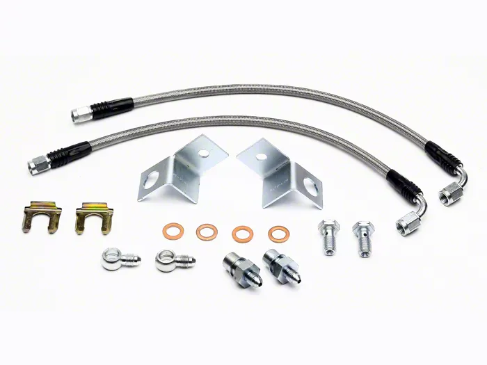 Wilwood Mustang CPB Caliper Flexline Brake Line Kit - Rear 220-10417 ...