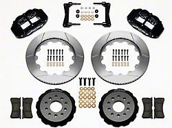 Wilwood Superlite 6R Front Big Brake Kit with 14-Inch Slotted Rotors; Black Calipers (05-14 Mustang)