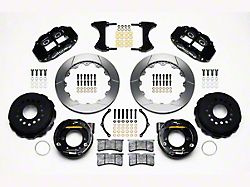 Wilwood Superlite 6R Rear Big Brake Kit with Slotted Rotors; Black Calipers (05-14 Mustang)