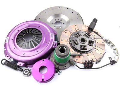 X-Clutch Stage 2 Single Cushioned Ceramic Disc Clutch Kit with Chromoly Flywheel and Hydraulic Release Bearing; 26-Spline (05-07 6.0L Corvette C6)
