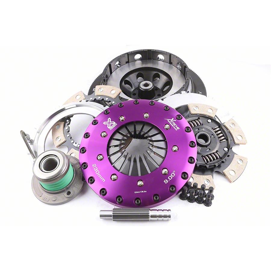 X-Clutch Mustang 9-Inch Twin Sprung Ceramic Disc Clutch Kit with ...