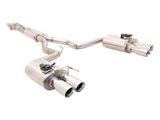 XForce Varex 3-Inch Cat-Back Exhaust with Polished Quad Tips (18-23 Mustang GT Fastback)