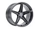 XO Luxury Auckland Full Brushed Gunmetal Wheel; 20x9 (05-09 Mustang)