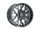 XO Luxury Phoenix Gunmetal with Brushed Gunmetal Face Wheel; 19x8.5 (05-09 Mustang)