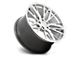 XO Luxury Zurich Hyper Silver with Mirror Cut Face Wheel; 20x9 (05-09 Mustang)