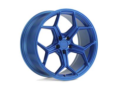 XO Luxury Helsinki Electric Blue Wheel; Rear Only; 19x10 (10-15 Camaro, Excluding ZL1)