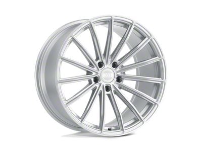 XO Luxury London Silver with Brushed Face Wheel; Rear Only; 19x10; 45mm Offset (10-15 Camaro, Excluding ZL1)