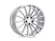 XO Luxury London Silver with Brushed Face Wheel; 22x9 (10-15 Camaro, Excluding ZL1)