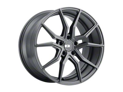 XO Luxury Verona Matte Gunmetal E Wheel; 22x10.5 (10-15 Camaro, Excluding ZL1)