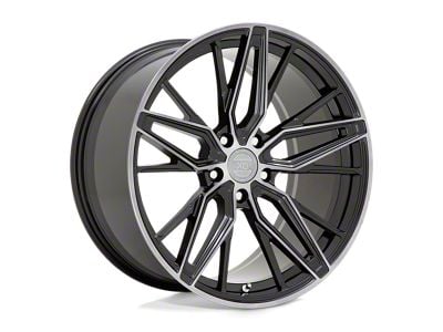 XO Luxury Zurich Gloss Black with Machined Gloss Dark Tint Wheel; 20x9; 20mm Offset (10-15 Camaro, Excluding ZL1)