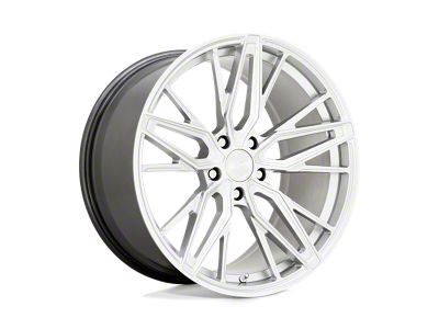 XO Luxury Zurich Hyper Silver with Mirror Cut Face Wheel; 20x10.5 (10-15 Camaro)