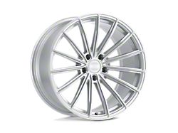 XO Luxury London Silver with Brushed Face Wheel; 20x10.5; 30mm Offset (10-14 Mustang)