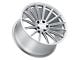 XO Luxury London Silver with Brushed Face Wheel; 20x9 (10-14 Mustang)