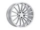 XO Luxury London Silver with Brushed Face Wheel; 20x9 (15-23 Mustang GT, EcoBoost, V6)