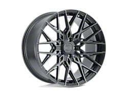 XO Luxury Phoenix Gunmetal with Brushed Gunmetal Face Wheel; Rear Only; 20x11; 20mm Offset (15-23 Mustang)