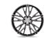 XO Luxury Zurich Gloss Black with Machined Gloss Dark Tint Wheel; 20x9 (15-23 Mustang GT, EcoBoost, V6)
