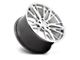 XO Luxury Zurich Hyper Silver with Mirror Cut Face Wheel; 20x9 (15-23 Mustang GT, EcoBoost, V6)