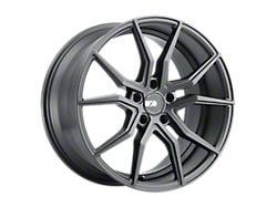 XO Luxury Verona Matte Gunmetal Wheel; 22x10.5; 25mm Offset (11-23 RWD Charger, Excluding Widebody)