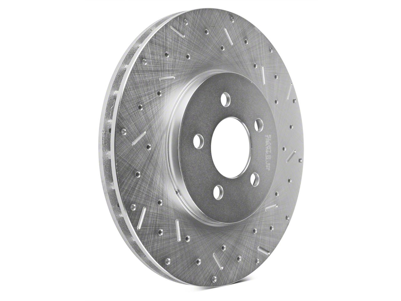 Xtreme Stop Mustang Precision Cross Drilled And Slotted Rotors Front Pair Xs L R