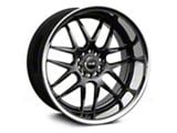 XXR 526 Chromium Black with Stainless Steel Chrome Lip Wheel; Rear Only; 20x10.5; 35mm Offset (05-09 Mustang)