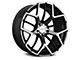 XXR 566 Black with Machined Lip Wheel; 18x8.5 (05-09 Mustang GT, V6)